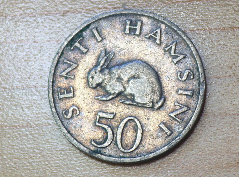 1966 Tanzania 50 Senti Rabbit