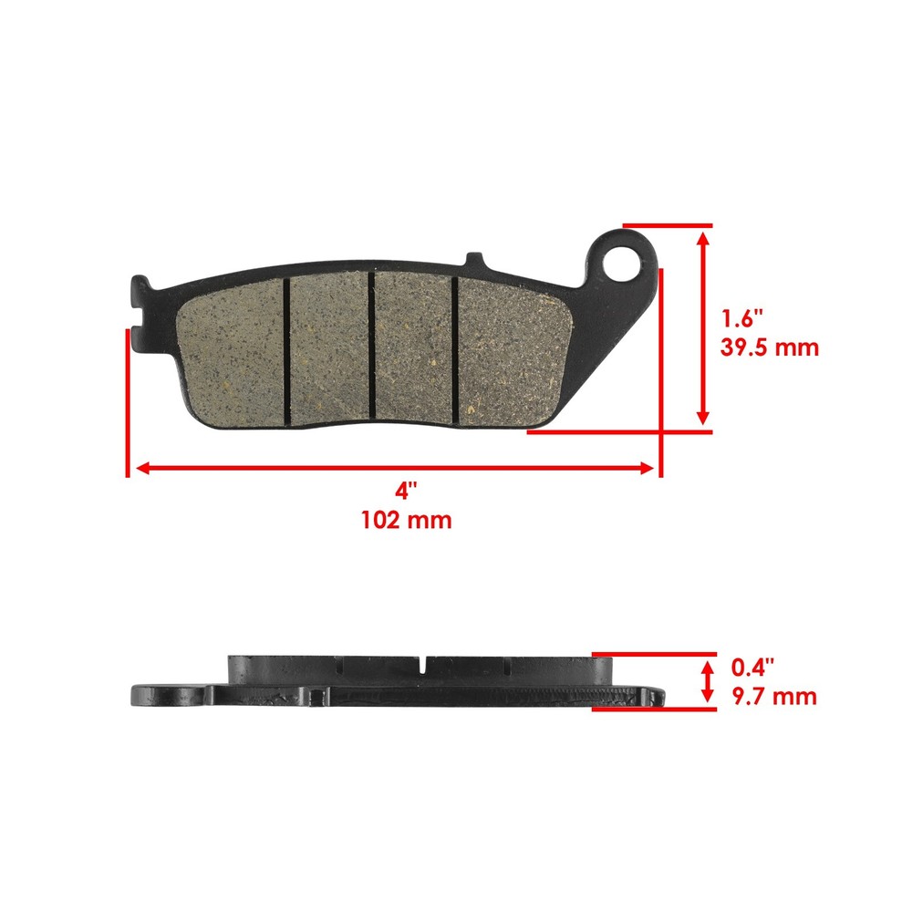 Front Brake Pads for Honda Shadow 1100 VT1100C 2000-2007