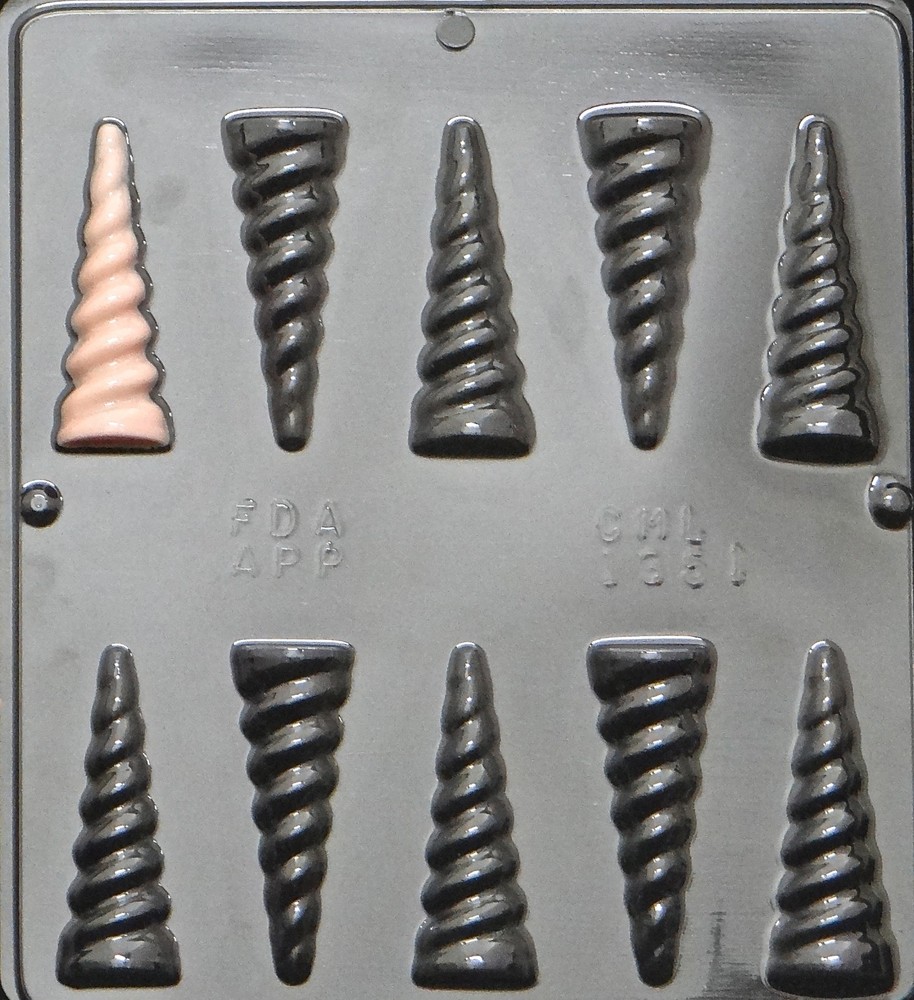 Unicorn Horn Chocolate Candy Mold 1351