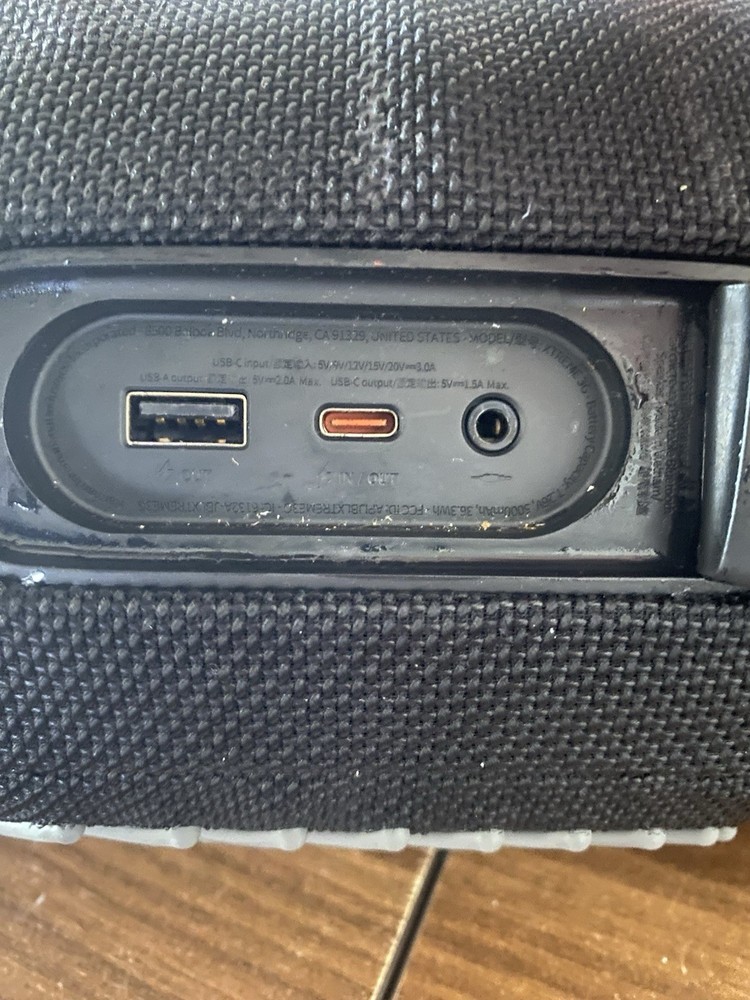 JBL Xtreme 3 Portable Bluetooth Speaker Black Waterproof Tested Working