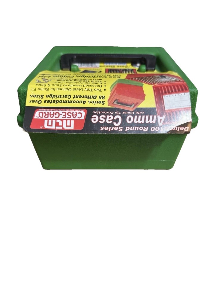 New CaseGard Deluxe 100 Round Ammo Case, R-100