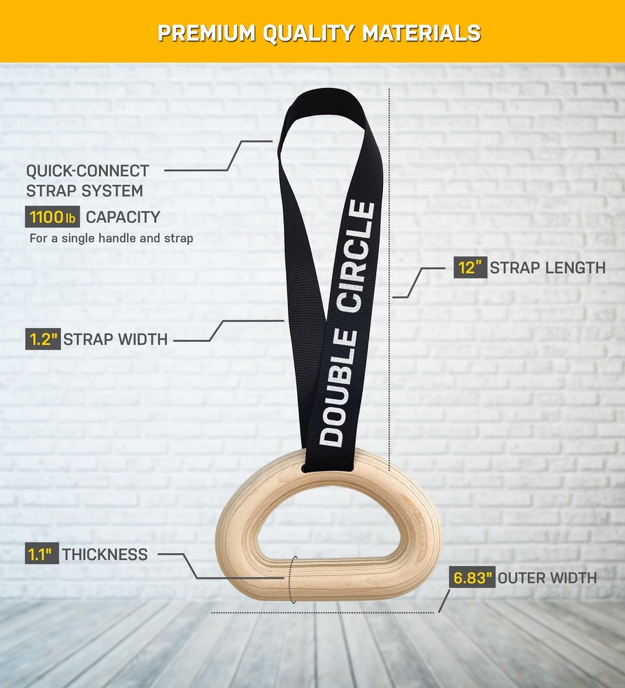 Pull Up Handles - Pull Up Grips, LAT Pull Down Gym Handles Design - Quick Att...