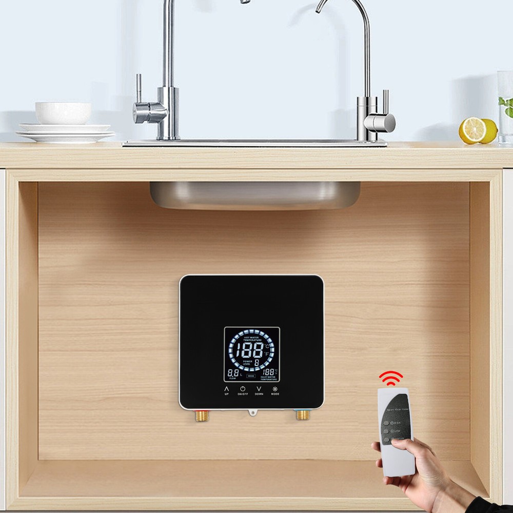 Instant Electric Water Heater with LED Display for Quick Hot Water Relief