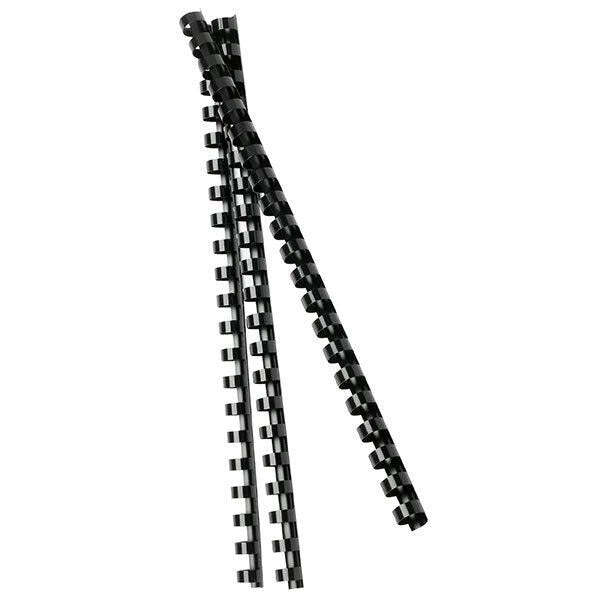 NEW Rexel Plastic Binding Comb Round 21 Loop 50mm A4 Black Box 50