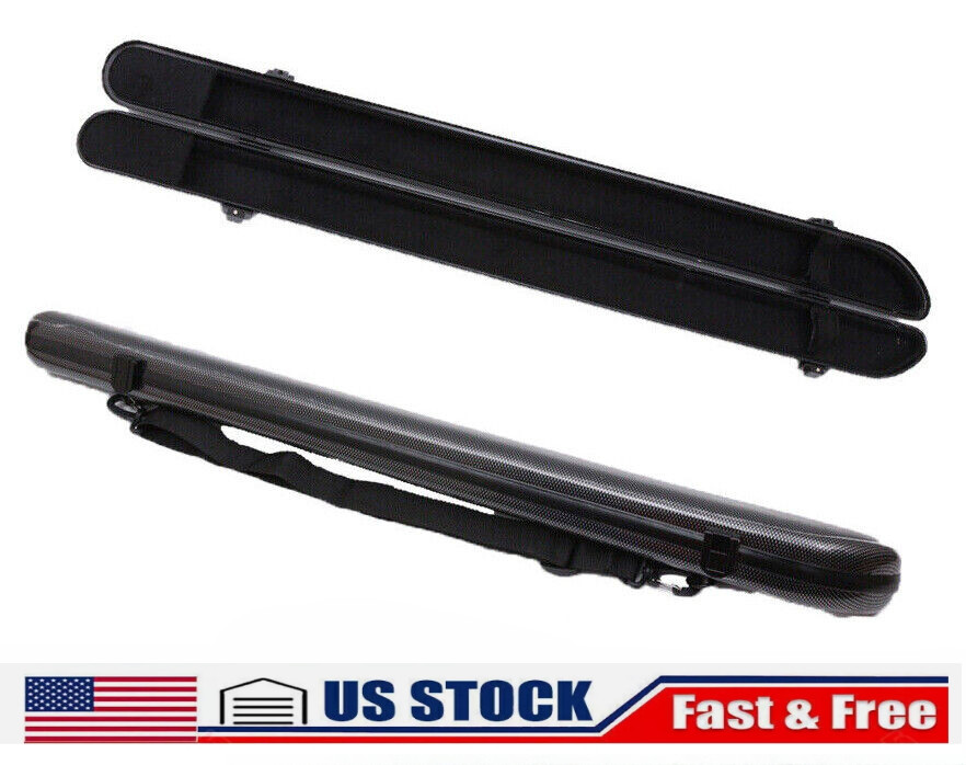 Violin Cello Bow Case Black Carbon Fiber Hold 2pcs Violin Bow Box Strong Protect