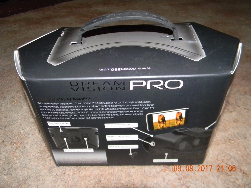 Tzumi Dream Vision Pro - Virtual Reality Smartphone Headset