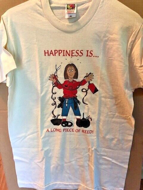 Basketmakers Creed T-Shirt size Medium - great basketmakers sayings on back!