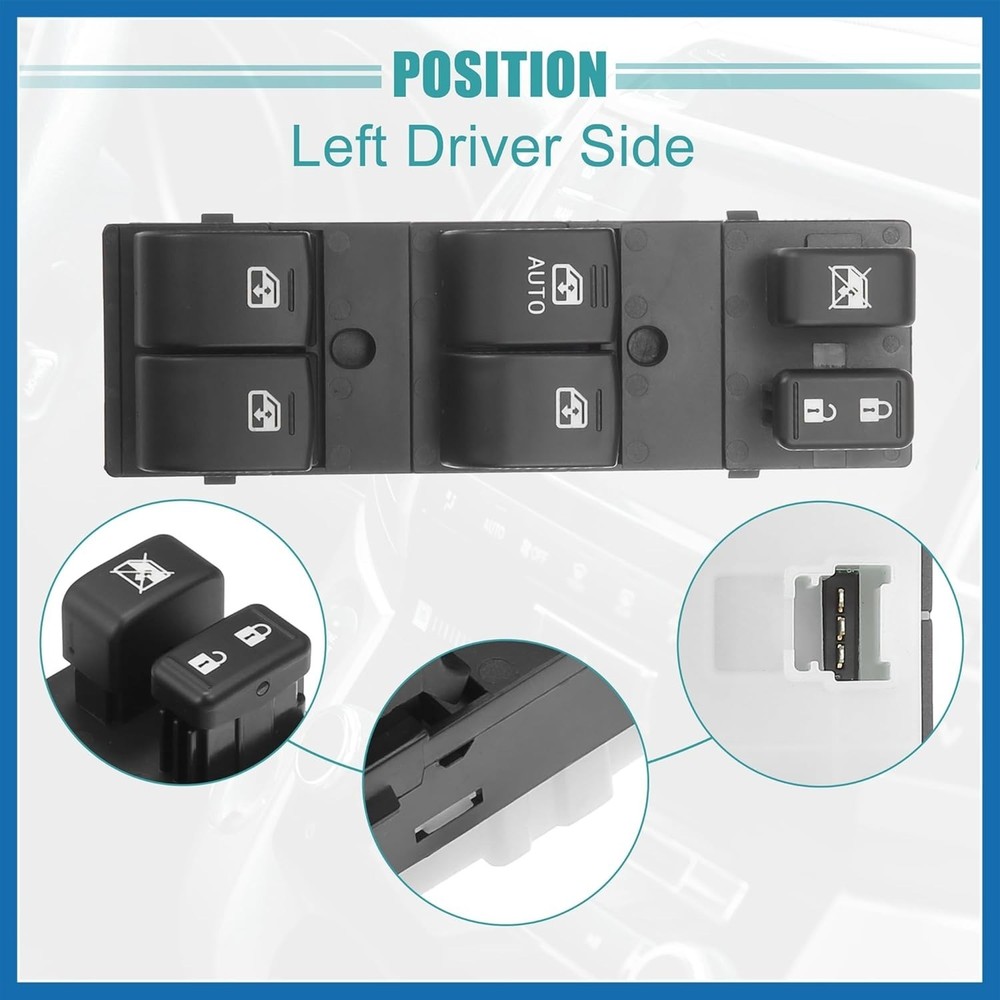 Front Left Driver Side Power Window Switch Fit for Subaru Forester 2014-2016