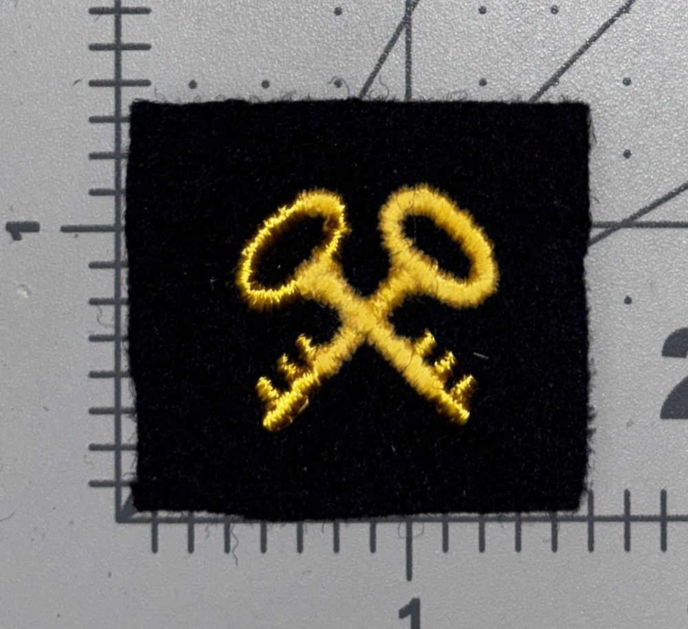 USMC Shipboard Marine Storekeeper Cuff Patch Inv# K2349