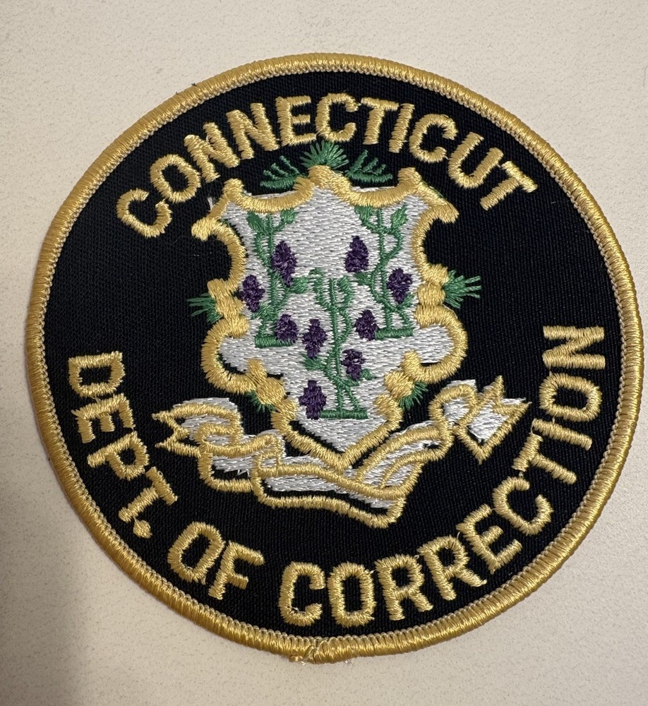Connecticut Department of Correction Patch ~ Style 1