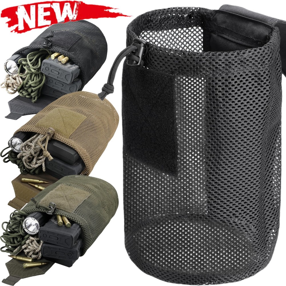 Molle Tactical Dump Pouch Mag Recovery Dump Pouch with Cord-Adjustable Dump Bag