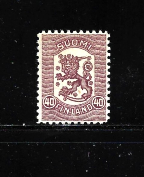 Finland Stamp Scott # 114-40p-Mint/VLH-OG-1918