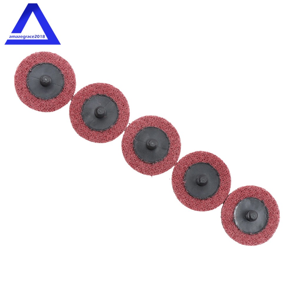 Surface Conditioning Quick Change Discs, 2" Red (Medium) Prep Pad - 25 Pack