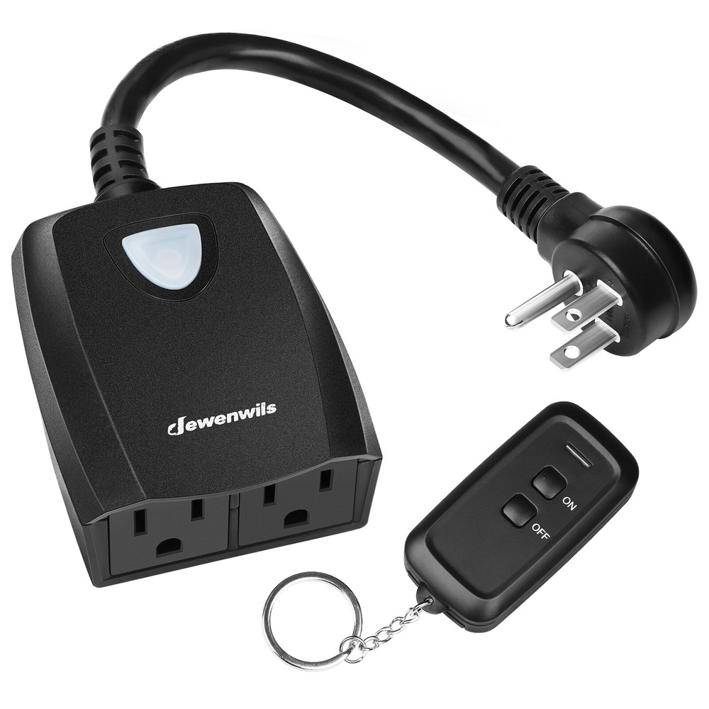 DEWENWILS Remote Outlet Power Switch Heavy Duty Wireless Remote Control Outlet