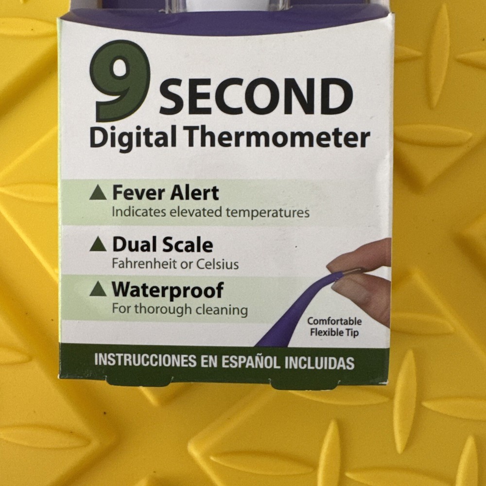 9-Second Digital Thermometer Dual Scale 1 Count By Theracare