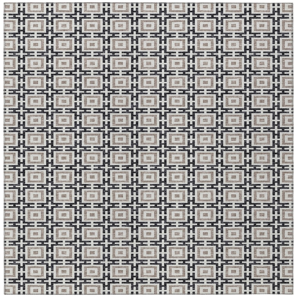 Dalyn Marlo Geometric Area Rug Polyester Transitional MO1-Black Carpet Rectangle