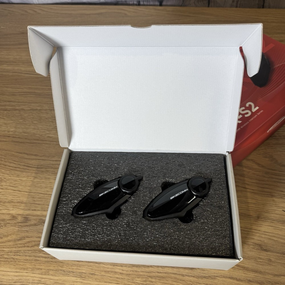 BIKECOMM BK-S2 Motorcycle Bluetooth Intercom Headset