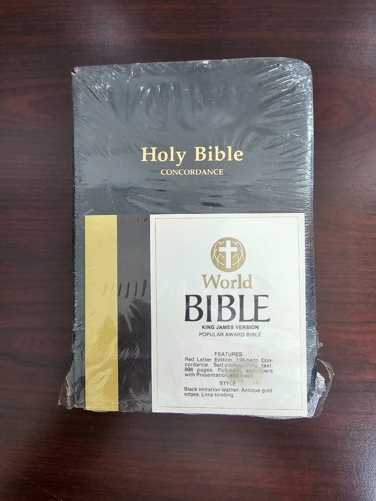 Concordance Bible , New in wrap, red letter version, KJV