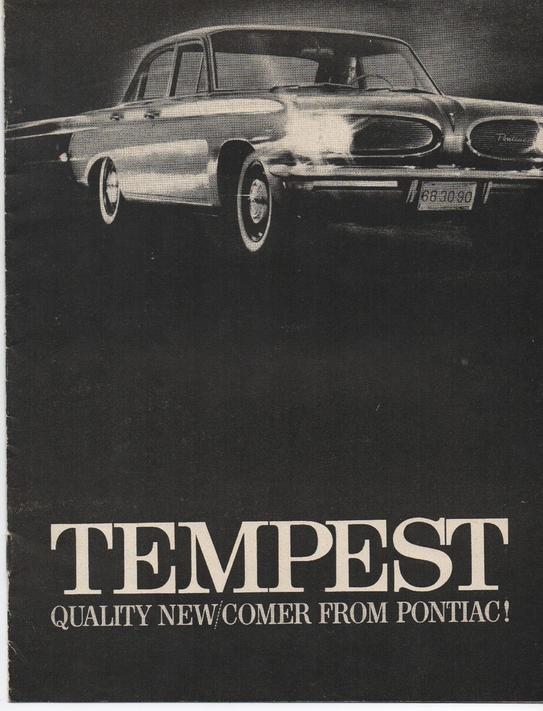 1960s Pontiac Tempest Automobile Brochure