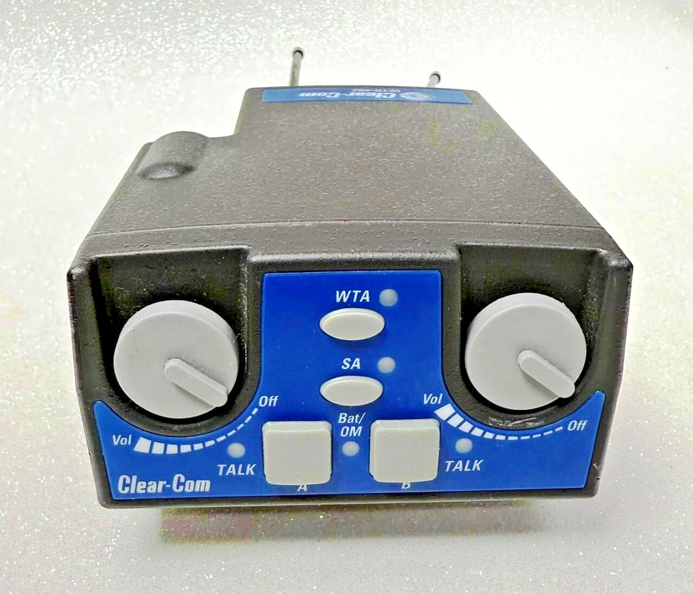 Clear-Com WTR-682 2-Channel Dual-Listen Beltpack , NEW