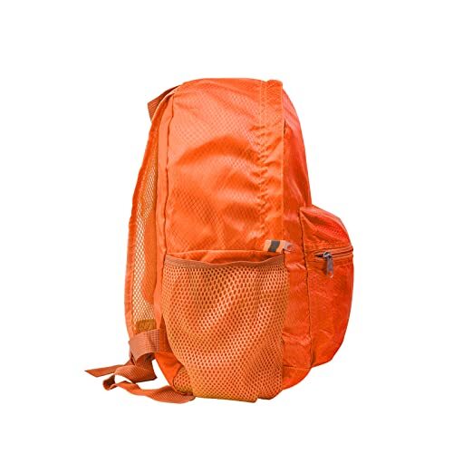 25L Backpack Packable Foldable Ultra Lightweight Water Resistant Durable Orange