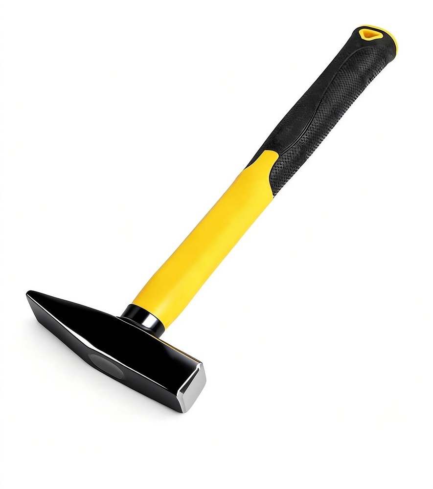 7 oz Blacksmith Hammer,Anti-Shaking,Anti-Rust,Shock-Proof Plastic Handle. Black