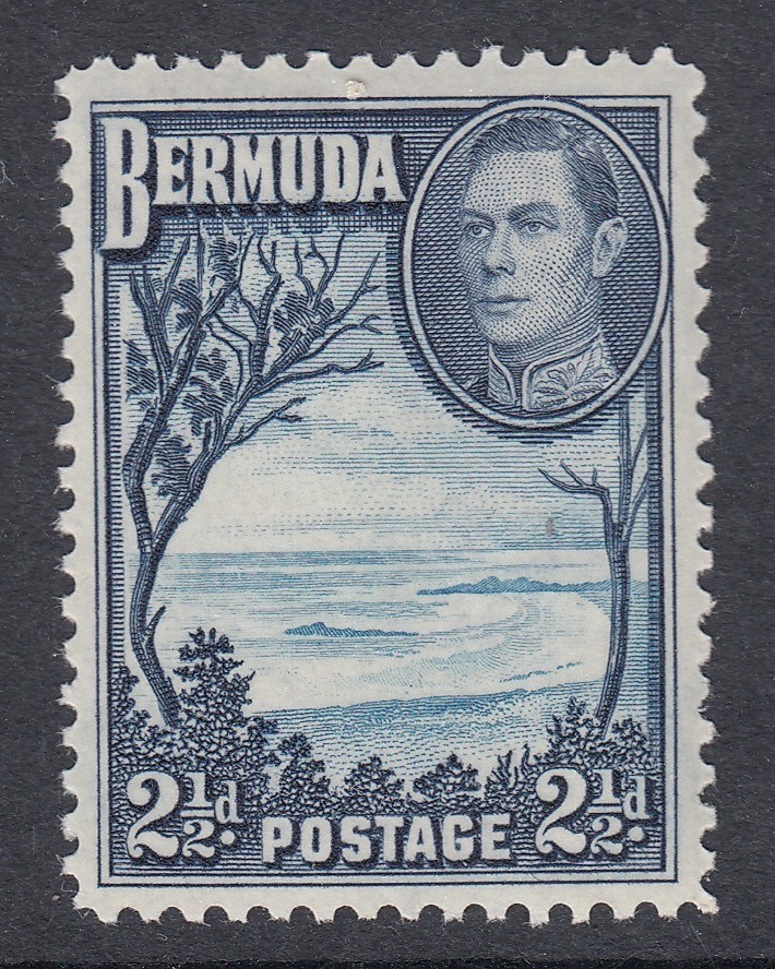 Bermuda 1938 2.5d Light & Deep Blue MNH. SG113