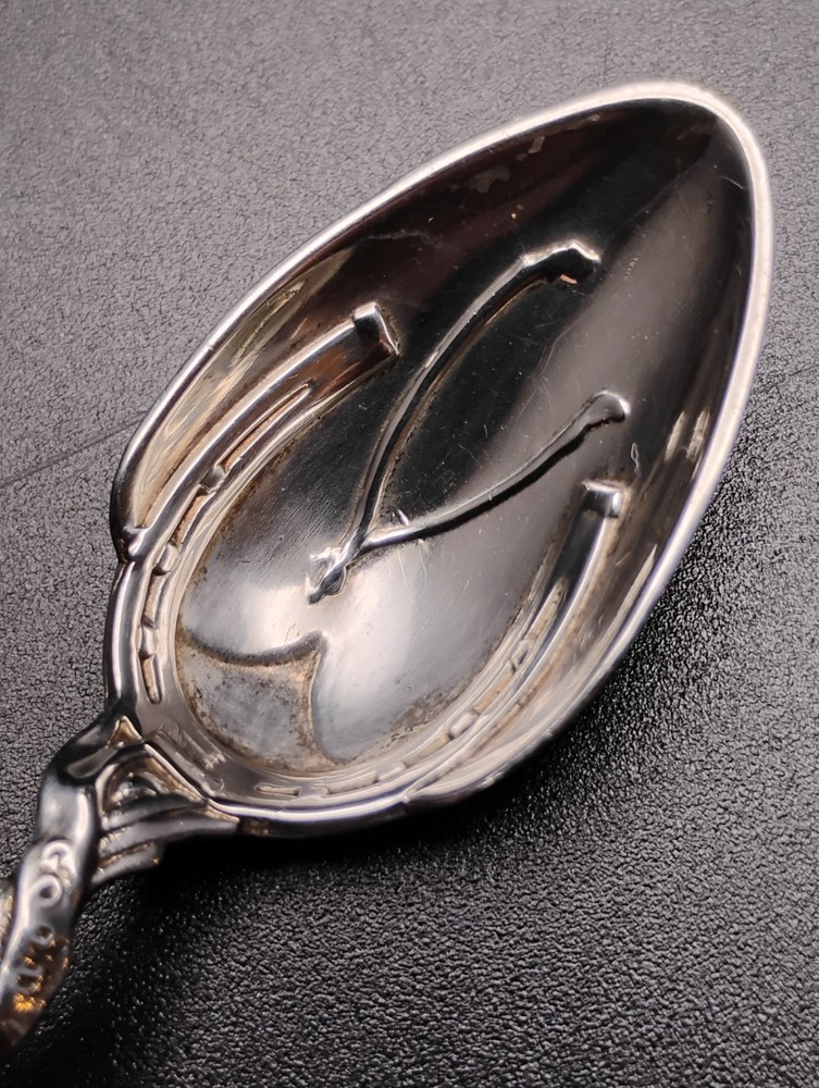 Vintage Sterling Good Luck Spoon 16.4g