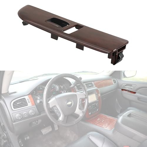 Window Switch Bezel Cover Front Front Right Fit for 2010-2013 Gaston Walnut