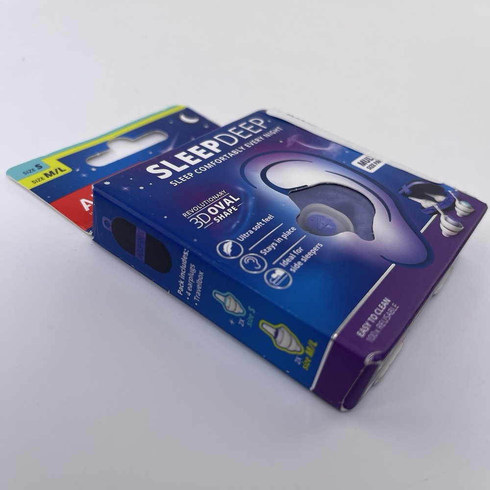 Alpine SleepDeep Multisize - Soft Ear Plugs for Sleeping and Concentration