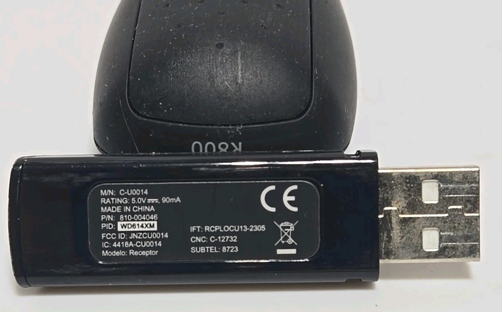 Logitech R800 Laser Pointer Presenter Presentation Clicker Remote Tested Working