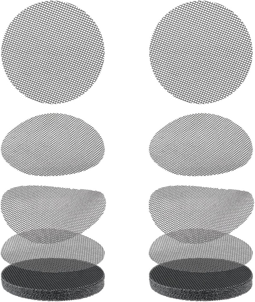 50 Pcs Round Mesh Screen for Plant Pot Drainage, 2 Inch Size, Solid Pattern