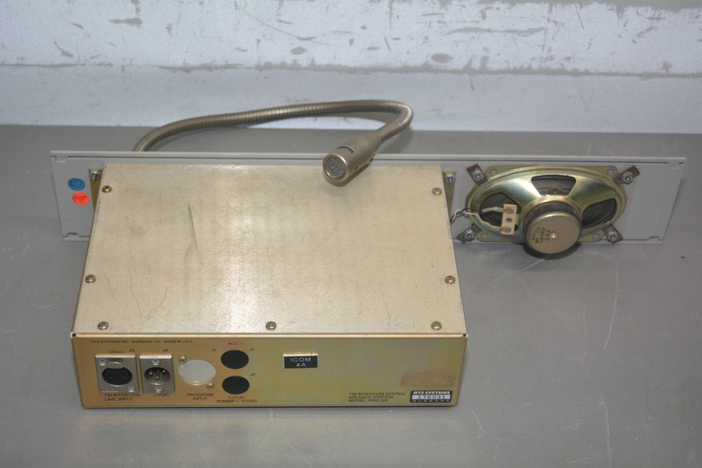 ^ RTS Systems TW Intercom System RMS300 User StationRack Mount Speaker #X1479