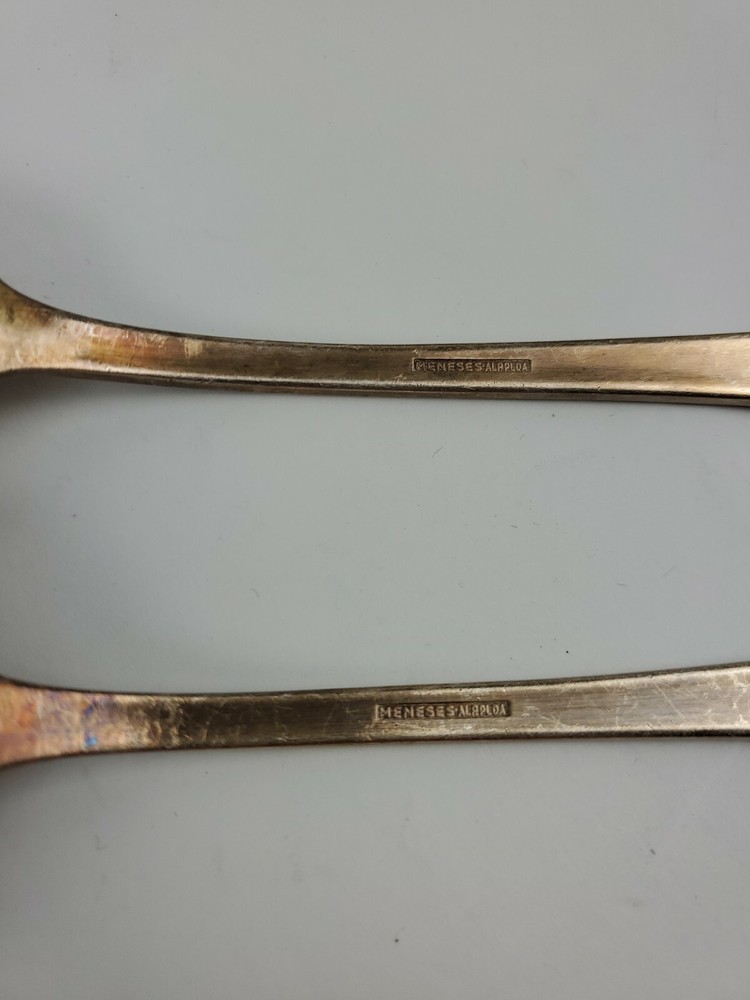 Vintage Meneses-Alpplda Silverware Two Spoons
