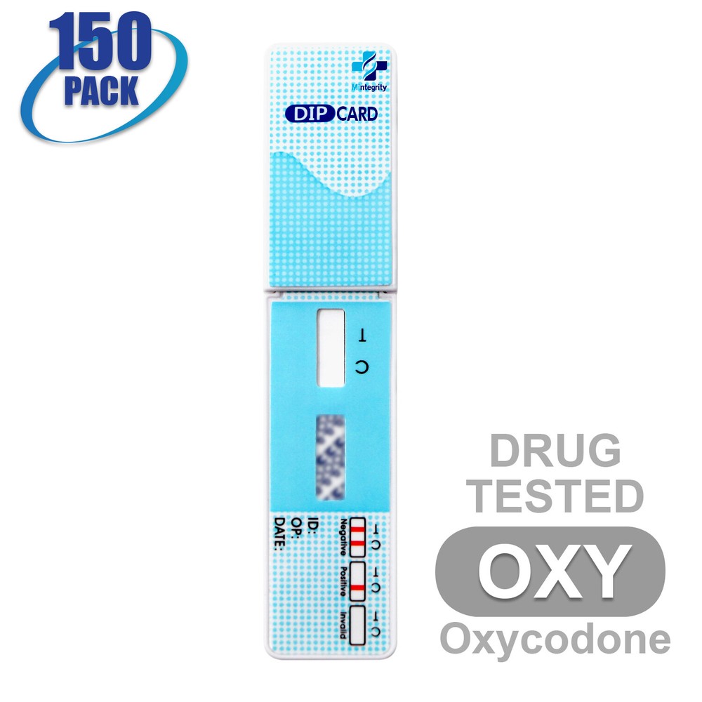 NEW Mintegrity Drug Test Oxycodone (OXY) Dip Card Urine 150-Pack #MI-WDOX-114
