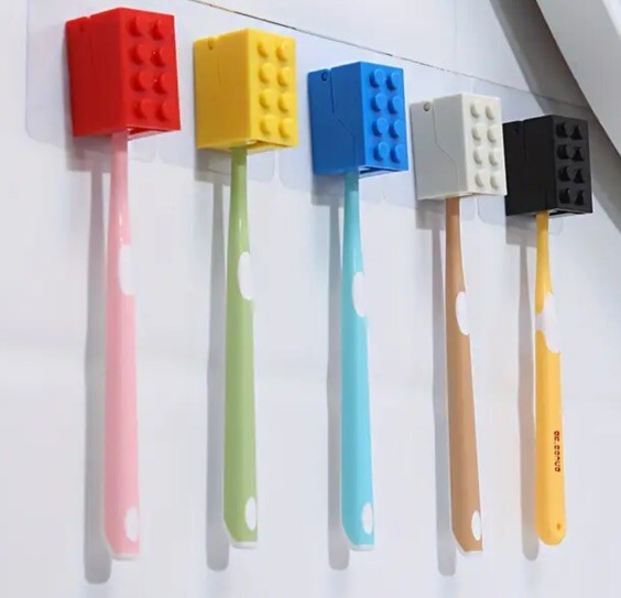 1 NEW BLACK~ LEGO Toothbrush Holder/Protector