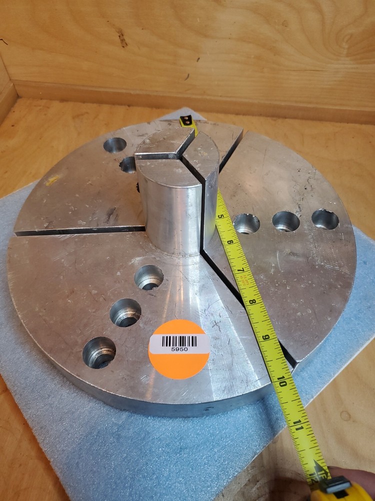 Lathe Jaws Sarated 3 Piece Pie As Pictured 10"