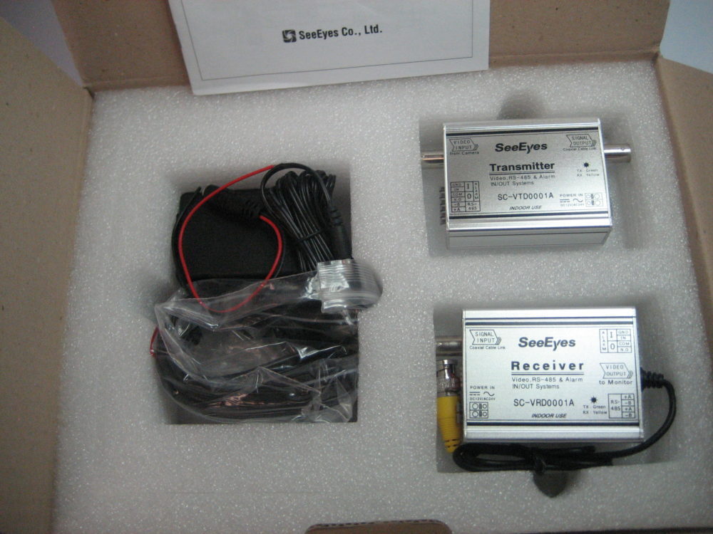 SeeEyes IRIS-DOC Data Over Coaxial Coax Tx / Rx Multiplexer Set