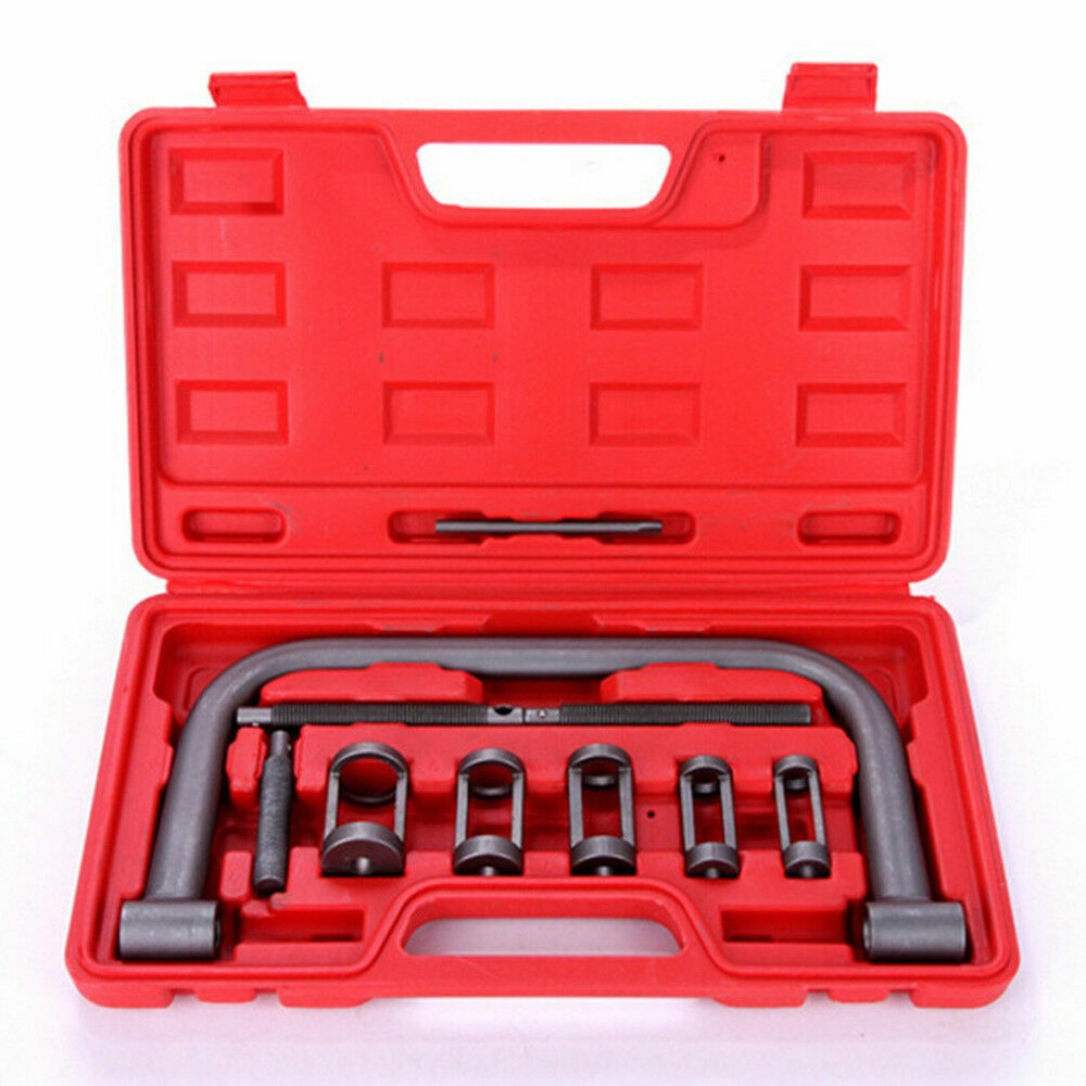 Solid Valve Spring Compressor C Clamp Service Kit Auto Motorcycle ATV Engine HD