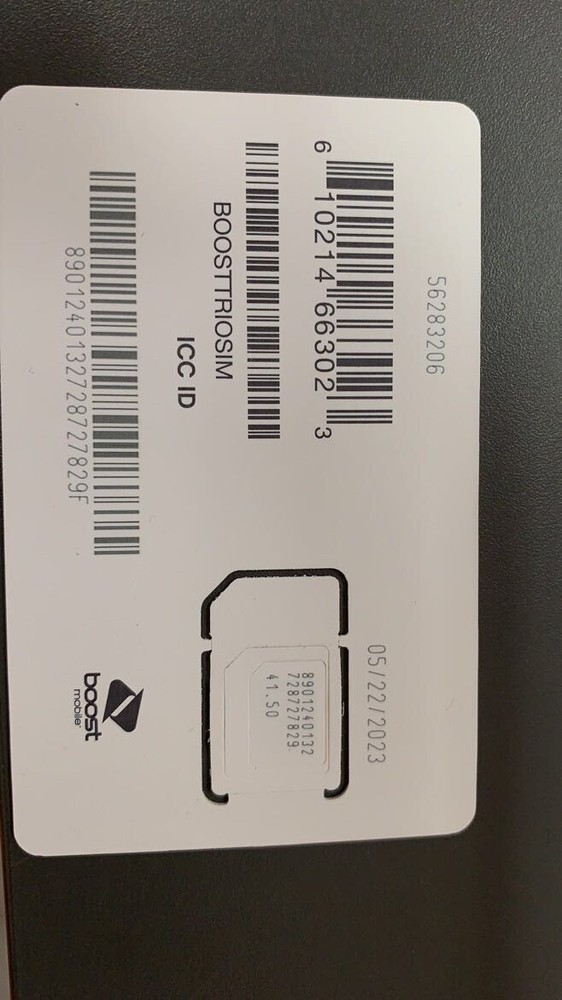 NEW EXPANDED NETWORK TN SIM Card for BOOST MOBILE - ALL iPHONES COMPATIBLE