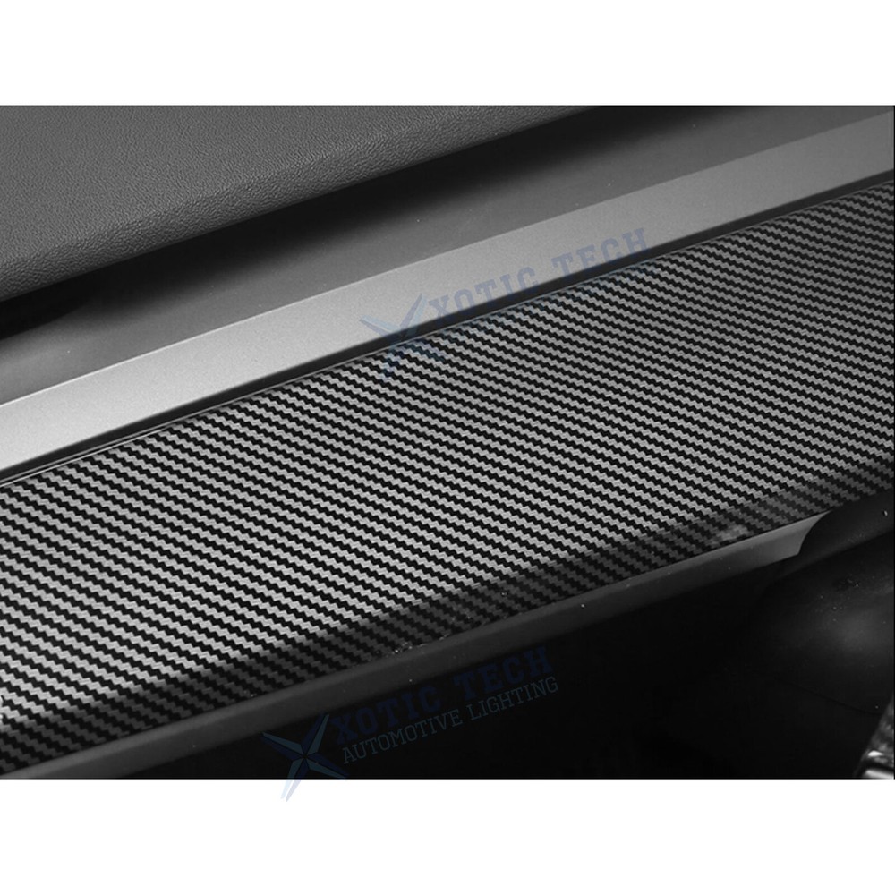 Dashboard Gloss Carbon Fiber Panel Cover 2017-2023 Tesla Model 3/Y EASY INSTALL