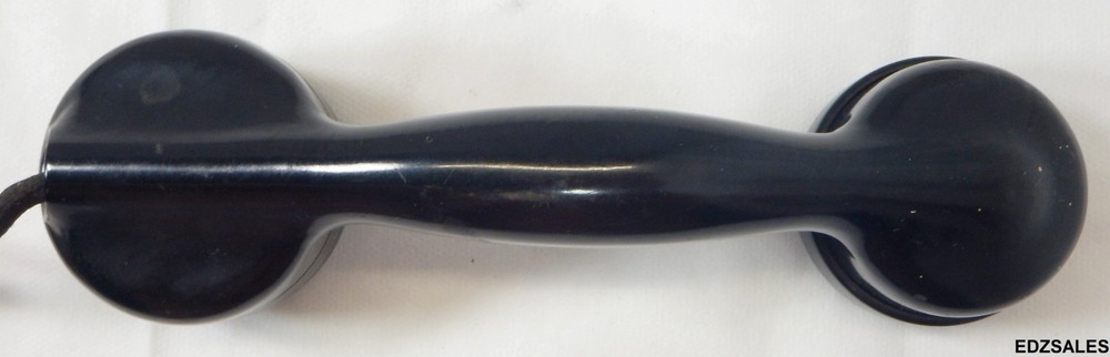 Vintage Black Handset Internal Telephone Components