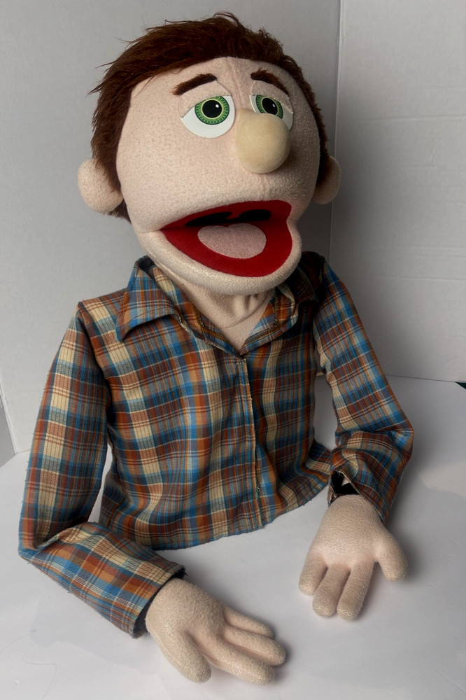 Professional muppet style Puppet Red Hair Guy 16"