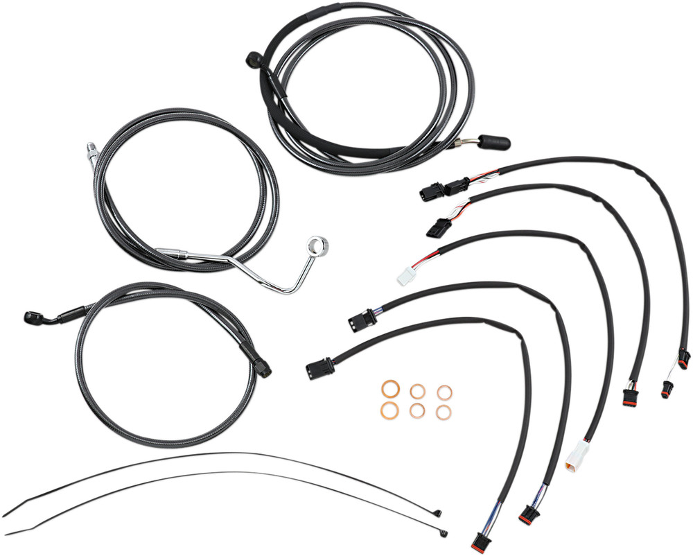 MAGNUM SHIELDING Black Pearl™ Upper Handlebar Installation Kit - 15"-17" -