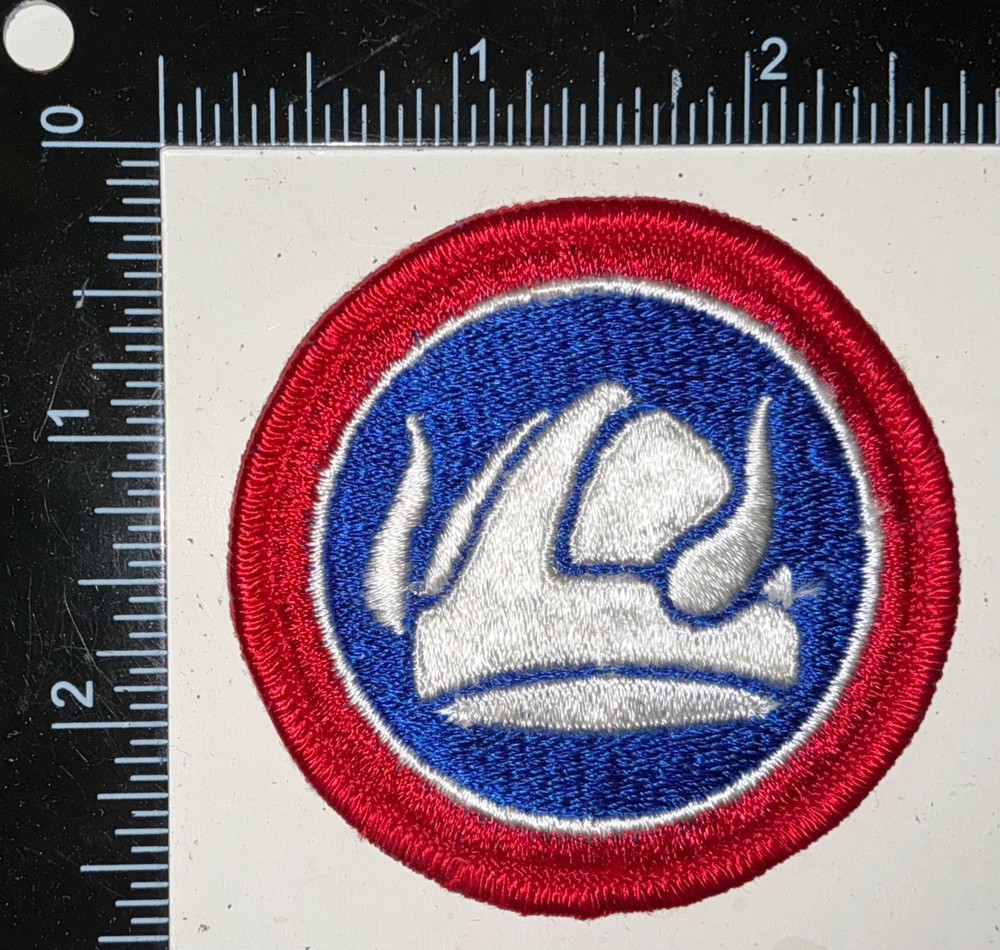 Later Post Korean War US Army 47th Infantry Division Patch MERROWED EDGE WORN