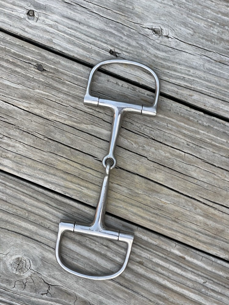 Horse Snaffle Smooth 3/8 D-ring Bit