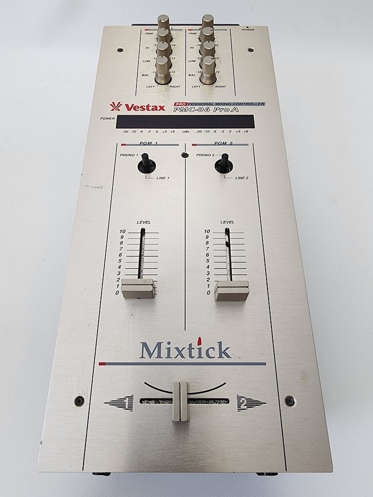 Vestax Pmc-06 Pro a DJ Mixing Controller Turntable Mixer