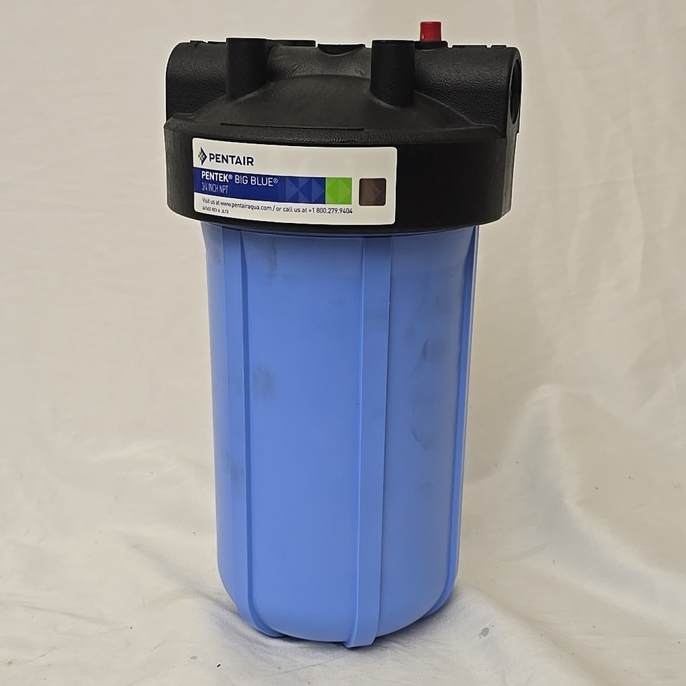 Pentek 150237 Big Blue 3/4 Inch NPT 13 x 7.5 Inch Whole House Filter Housing
