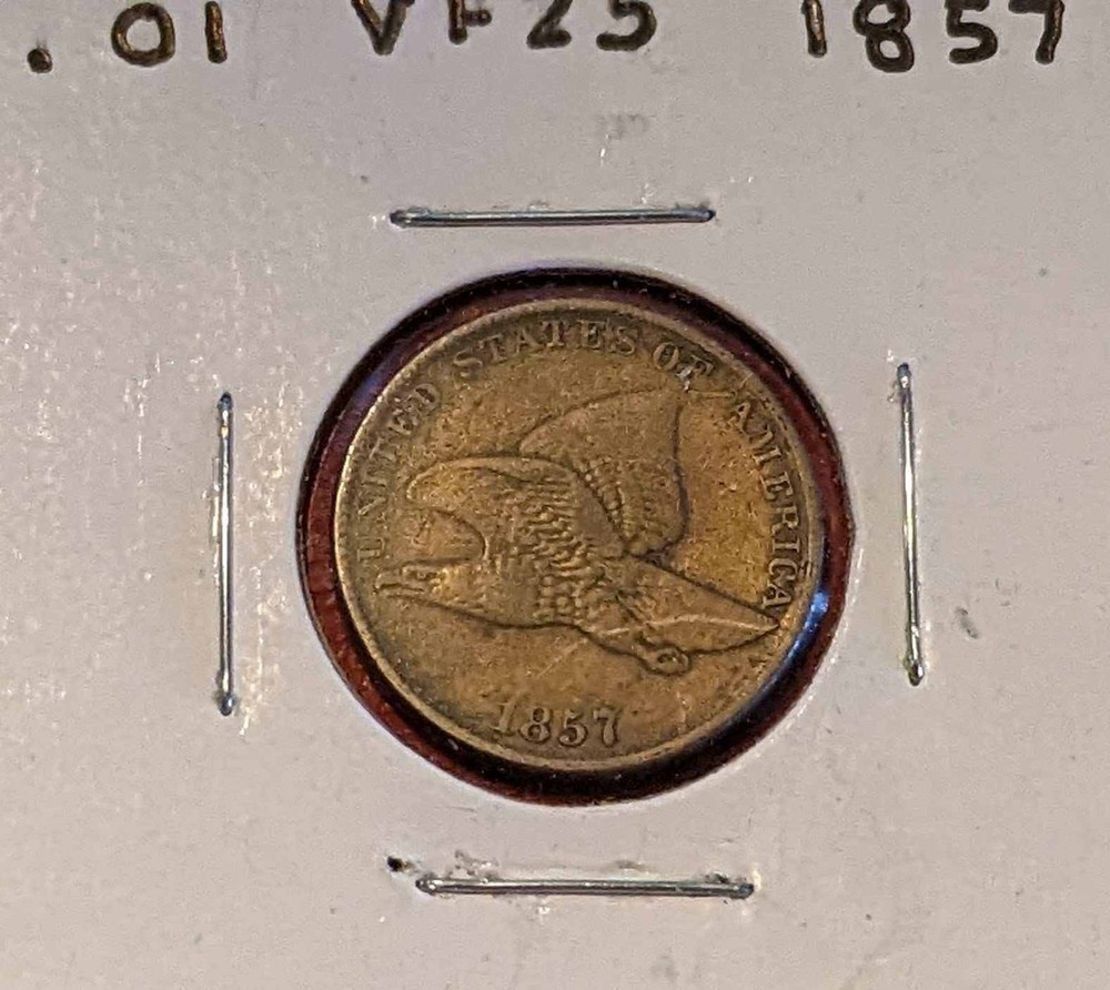 1857 Flying Eagle Cent - Very Fine!