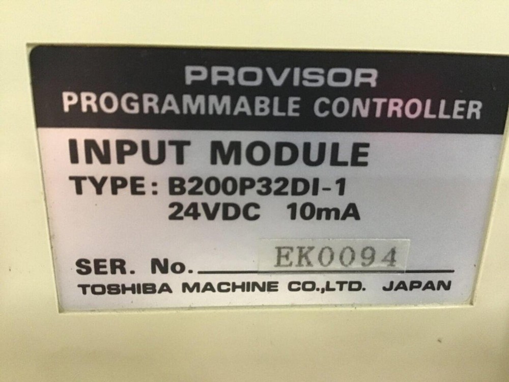 TOSHIBA Input Module B200P32DI-1 Used #141246